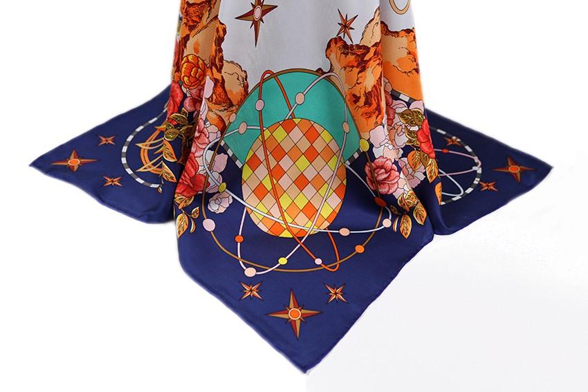 Zijden sjaal met Logo Leverancier-2