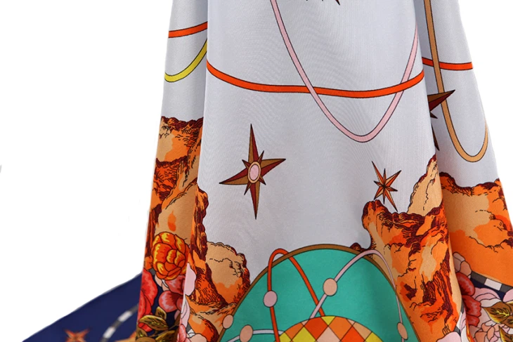 Silk Scarf with Logo Supplier