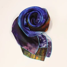 Zeefdruk zijden chiffon sjaals