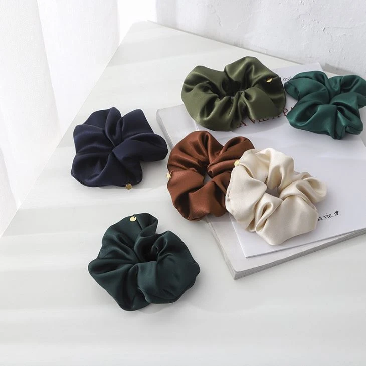 Silk Scrunchies Hair